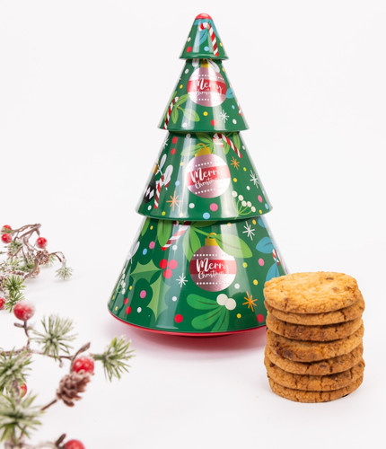Christmas tin jars - jars,