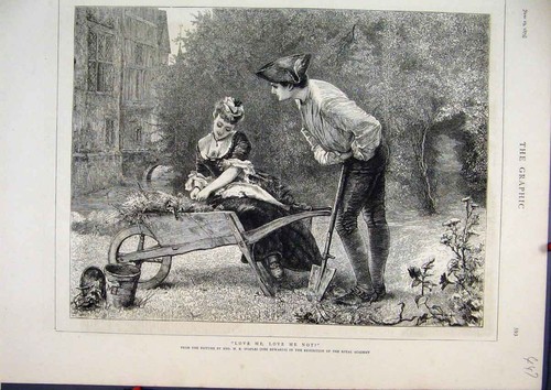 Original old antique - antique, print