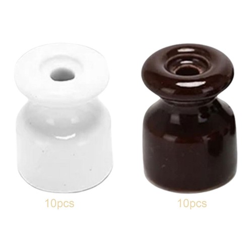 Pieces porcelain insulators - 10,