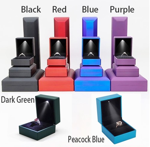Luxury ring box with led - luxury,