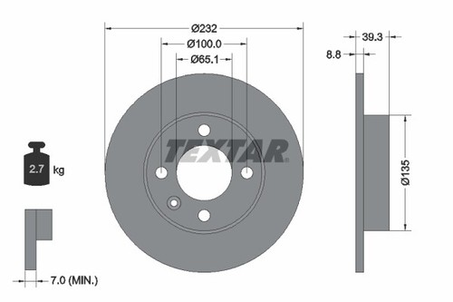 New brake disc for - 2x,