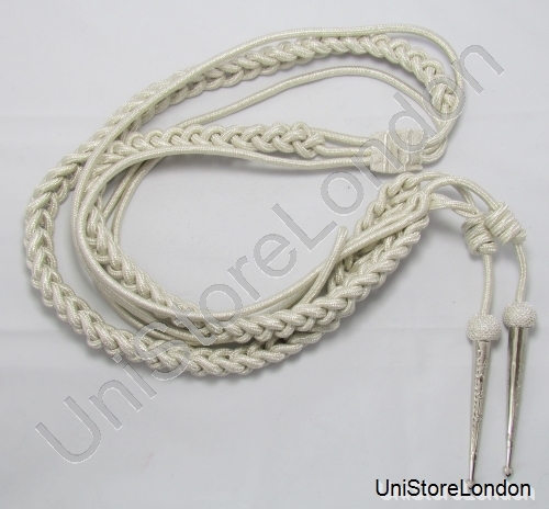 Aiguillette mylar with - mylar, silver