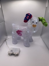 The Snowman 31cm Acrylic Snowdog Figure 24 LEDs Indoor Outdoor