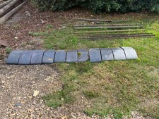 11 antique reclaimed wall caps with minor damage