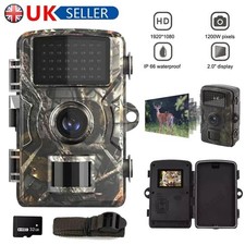 32GB Wildlife Trail Camera 4K 1080P Game Night Vision Outdoor Motion Hunting Cam