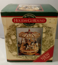 Mr Christmas Holiday Go Round Horse Carousel Plays 50 Songs Target