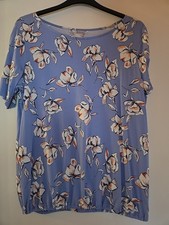 Ladies Bubble Hem Top Size