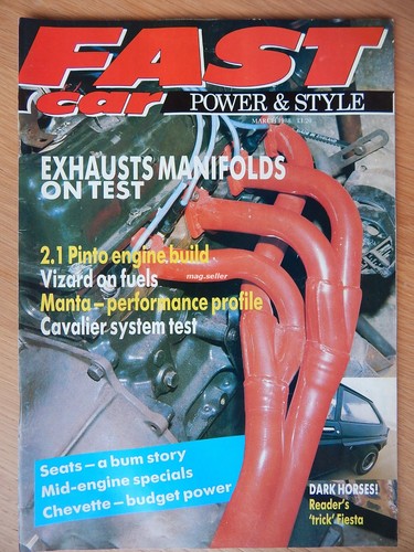 Fast car march 1988 opel - car,