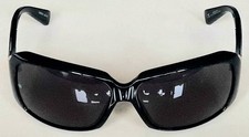 Vintage Giorgio Armani GA657/S Sunglasses Black Silver Grey Lenses 