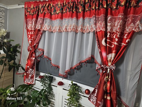 Christmas curtain set - 🎄,