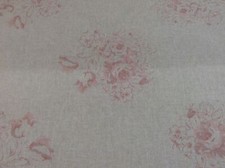 Vintage Linen Fabric Cameo