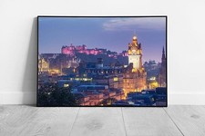 Edinburgh Cityscape: Red