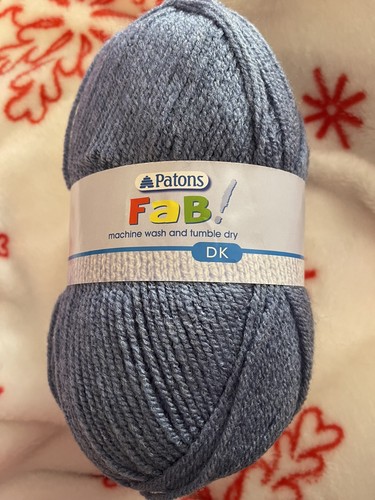 Balls patons fab blue - 3,