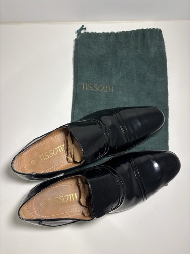 Tissotti patent black leather - black,