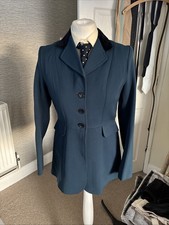 Caldene Vintage Blue Frock Hunt Jacket Size 6-8 Lighter weight Good Cond
