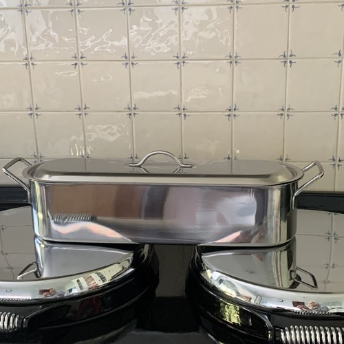Fish poaching tin 50cm - tin,
