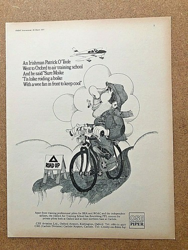 1971 vintage aircraft - 1971, advert
