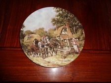 Royal Doulton Collectors Plate AT THE WATER TROUGH Shire Horse Plate