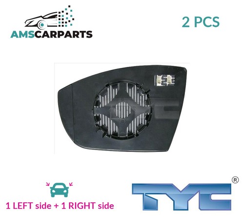 Rear view mirror glass pair - rear,