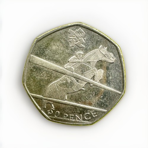 Olympic equestrian 50p coin - olympic,