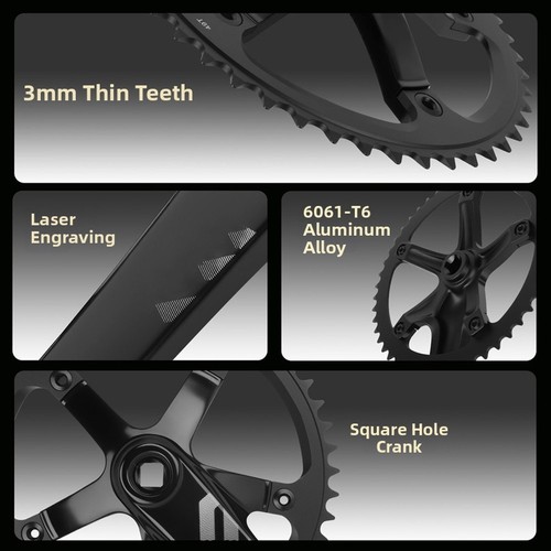 144bcd square hole crankset - hole,