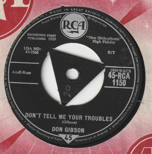 Don gibson t tell - , don't