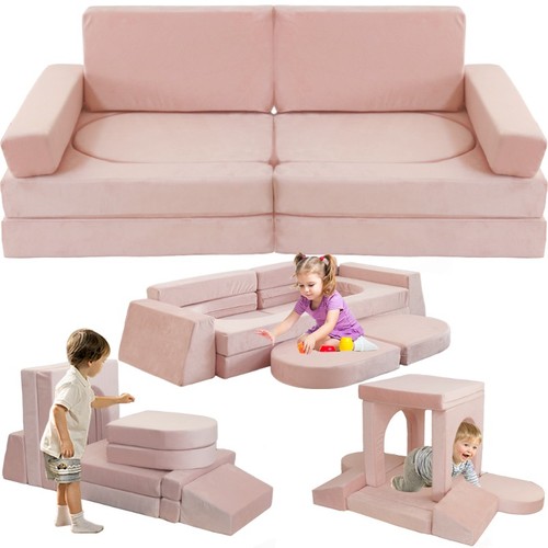 10pcs modular kids play couch - 10pcs,