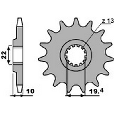 Pbr chain sprocket - pbr,