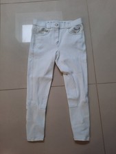 Equitheme Kids White Competion Breeches. Age 12 