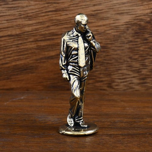 Brass male model suit - male,