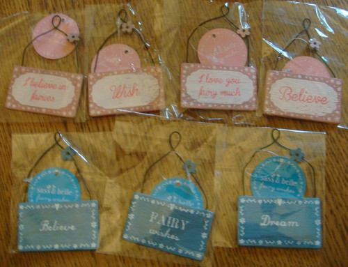 Fairy garden wooden signs - garden,