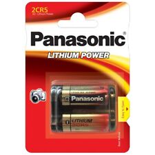 Panasonic 2CR5M 245 2CR5R 2R5 Lithium Photo Battery x 1 *Long Expiry*