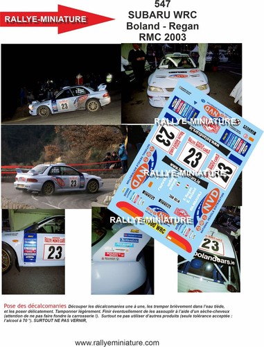 Decals ref 0547 subaru - decals,