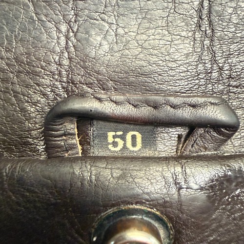 Vintage leather bomber flight - leather,