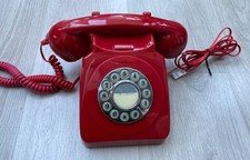 Vintage style red Telephone made 2015 GPO746 theme