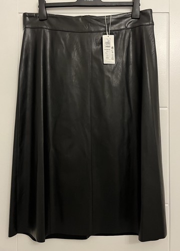 Black faux leather - m&s,