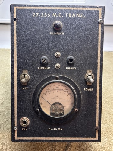 Vintage field strength meter - field,