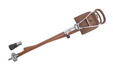 Simply Unearthed Premium Leather TAN Dual seat stick with spike and ferrule