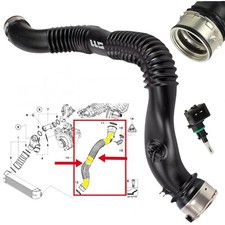 Charge air pipe intake hose for BMW 1 Series E81 116d 118d 120d 123d 11617797481