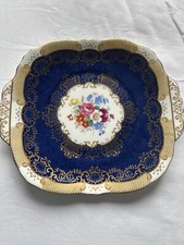 Crown Staffordshire hand painted plate