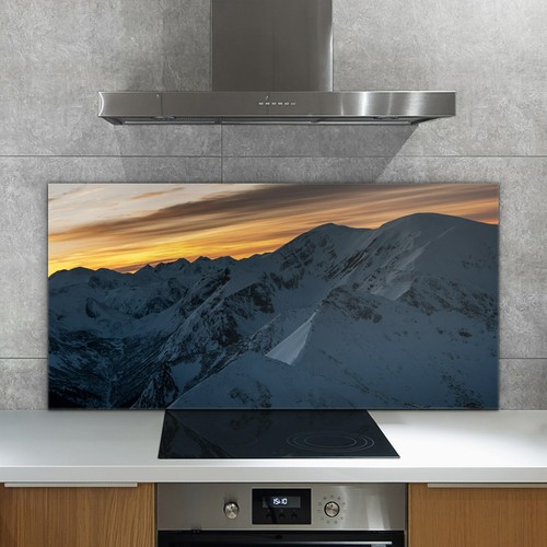 Glass kitchen splashback - glass,