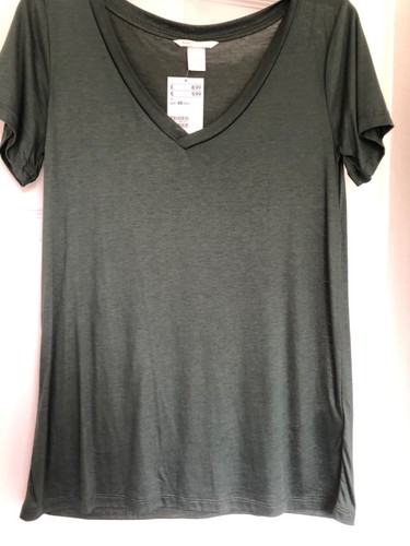Ladies green tshirt - h&m,