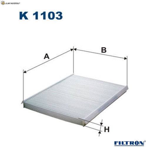 Interior air filter 1103 - filter,