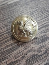 Antique livery button - , wyvern