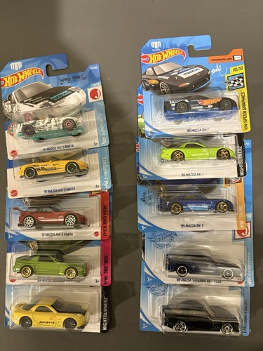 Hot wheels mazda rx7 - hot, lot