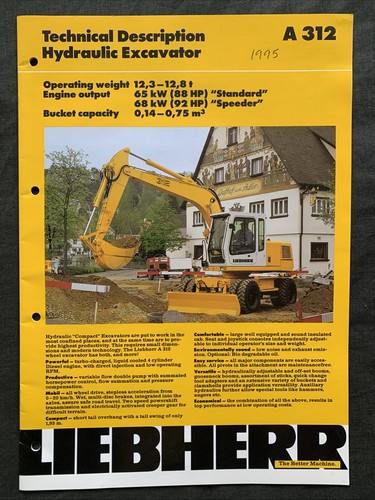 Liebherr a312 hydraulic - a312,