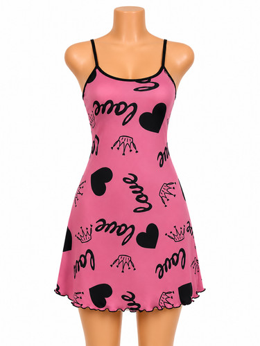 Ladies nightdress sleeveless - nightdress,