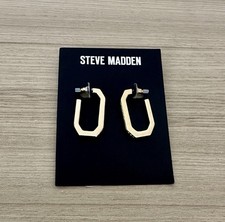 Steve Madden Gold Hexagon with