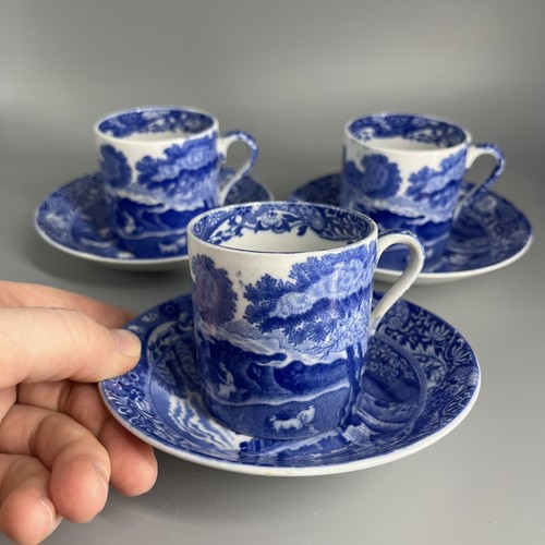 Vintage copeland spode blue - 3x,