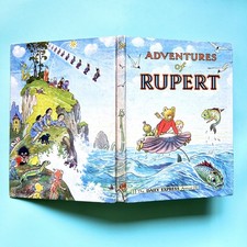 BUY NOW - Rupert Bear 🐻 Original 1950 - Unclipped 4/- Rare Purnell - G to VG